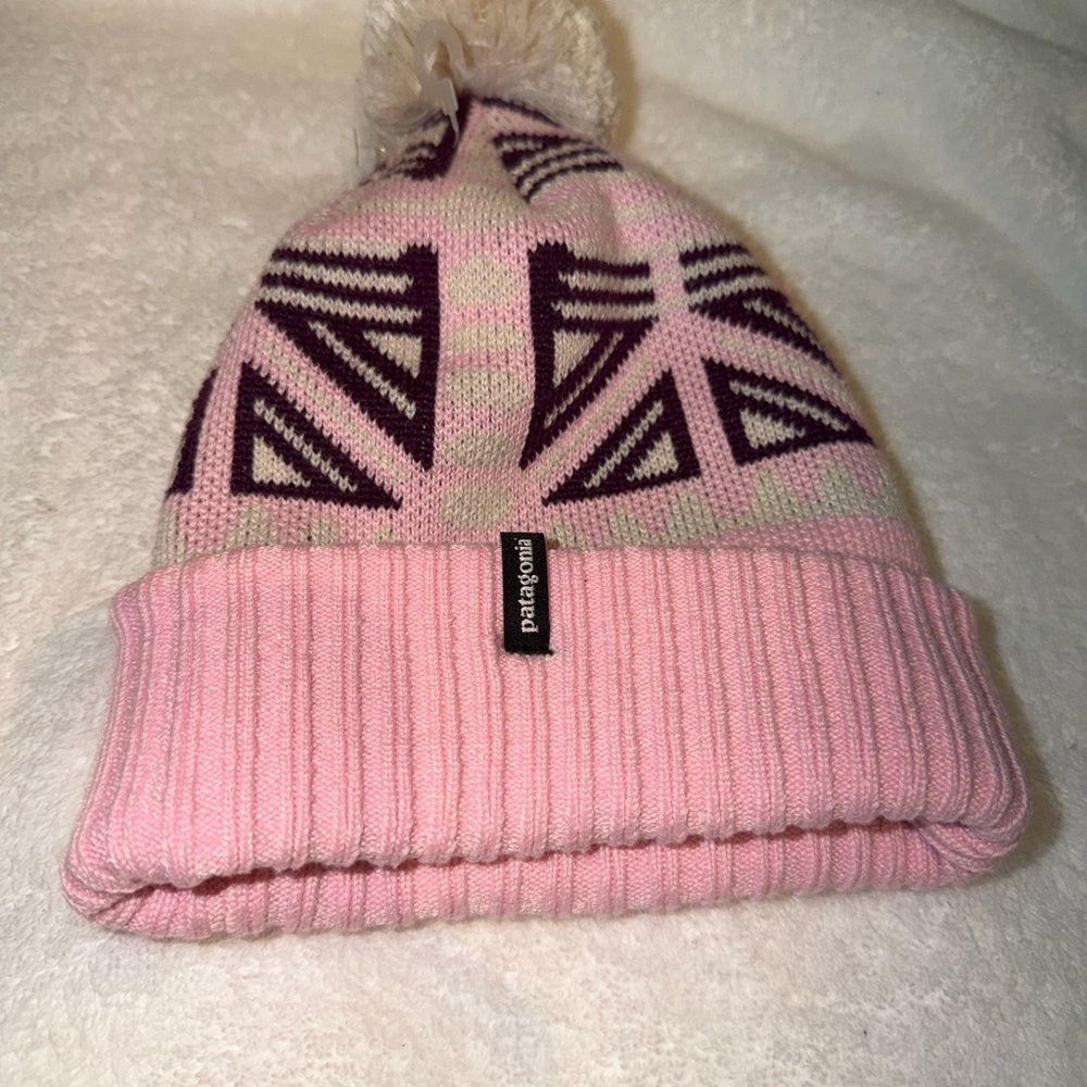 Kids' Powder Town Beanie by Patagonia Snow Beam
